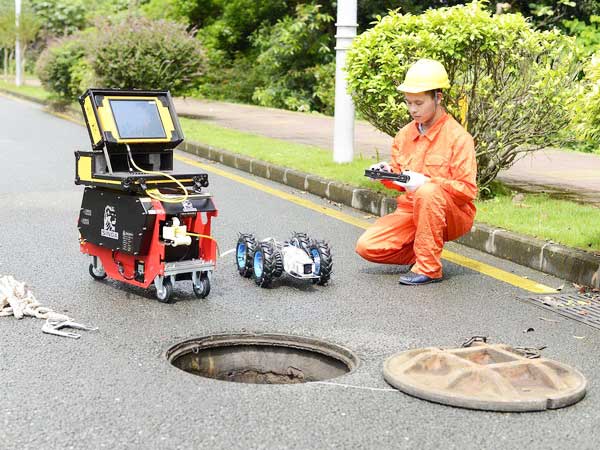 四方台管道机器人检测